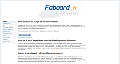 Desktop Screenshot of faboard.fr